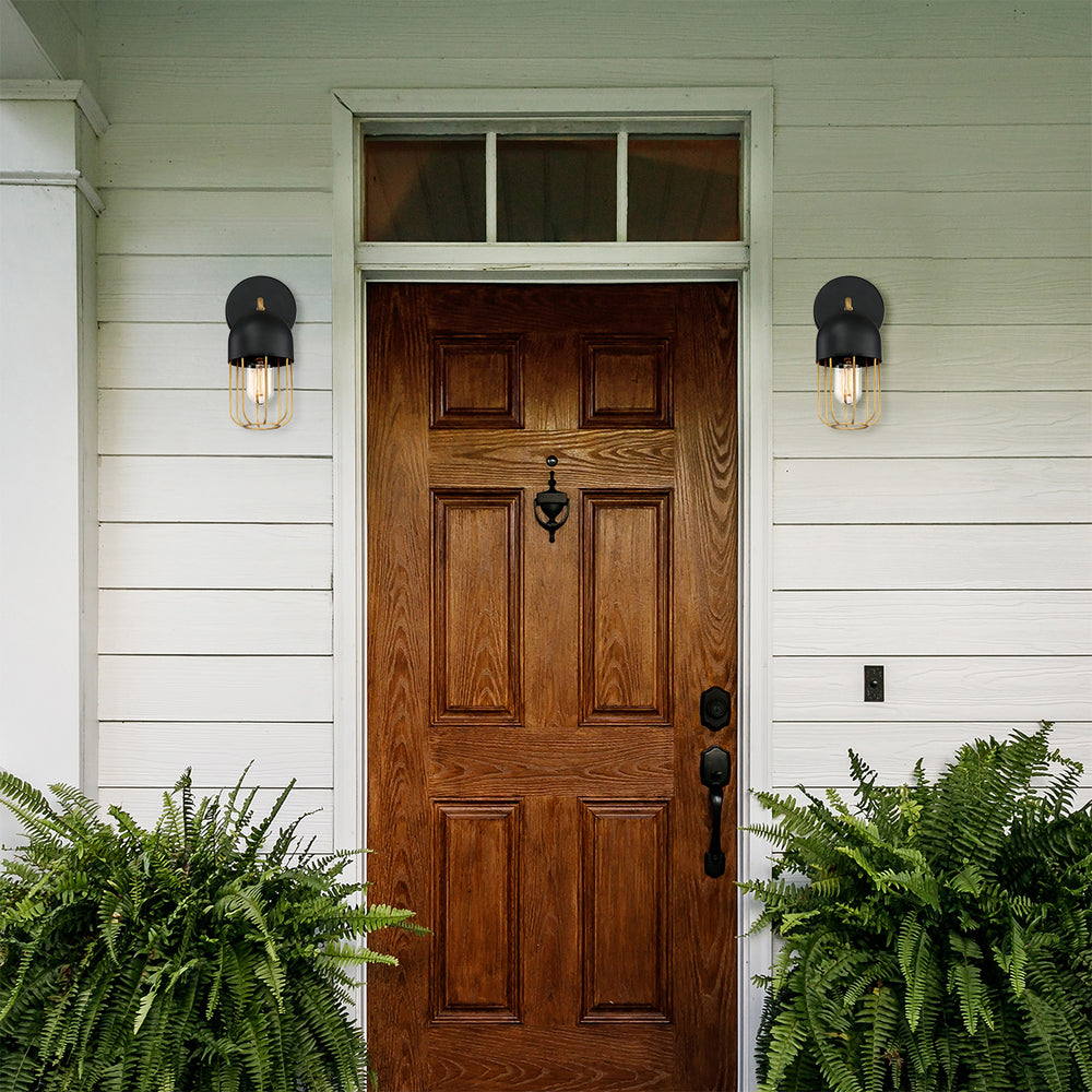 Palmerston, 1LT Wall Sconce, Blk