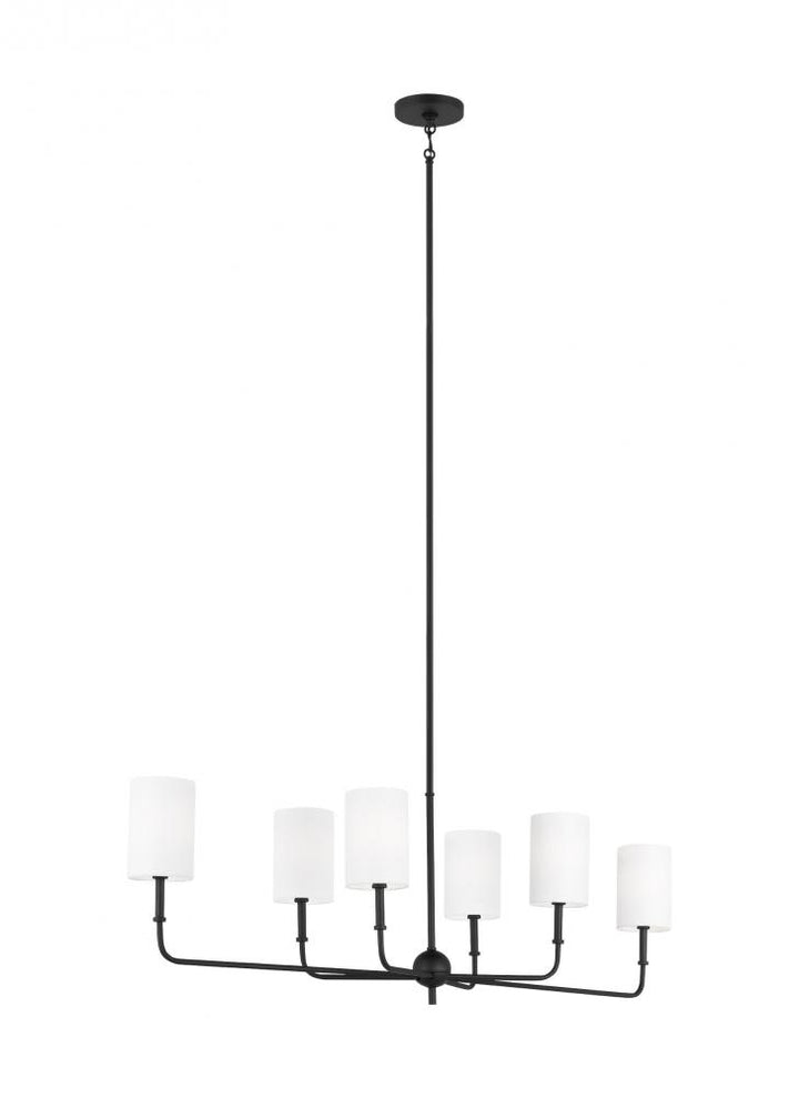 Foxdale Six Light Linear Chandelier