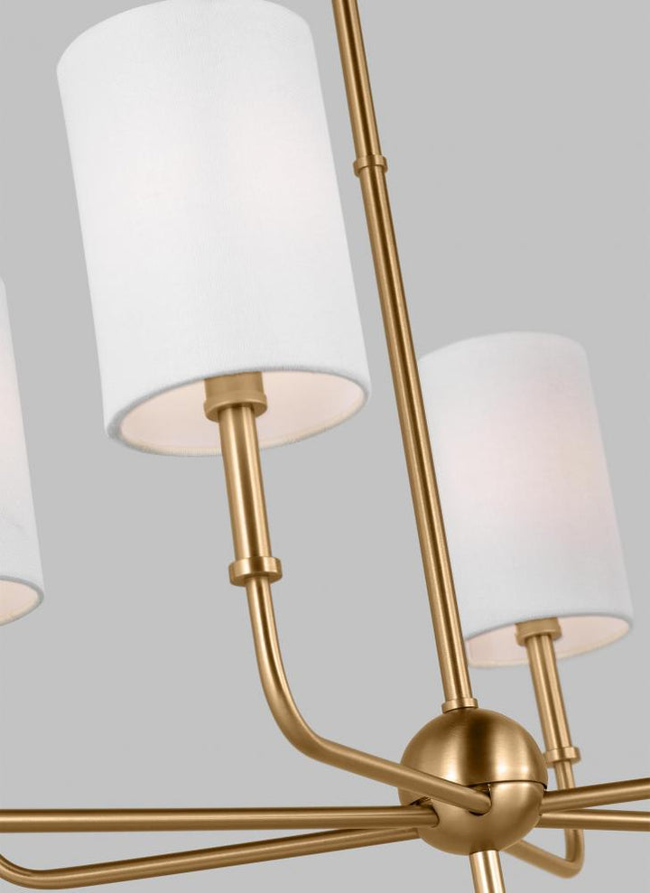 Foxdale Six Light Linear Chandelier