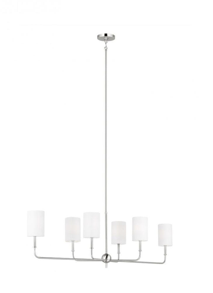 Foxdale Six Light Linear Chandelier