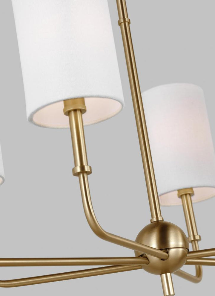 Foxdale Six Light Linear Chandelier