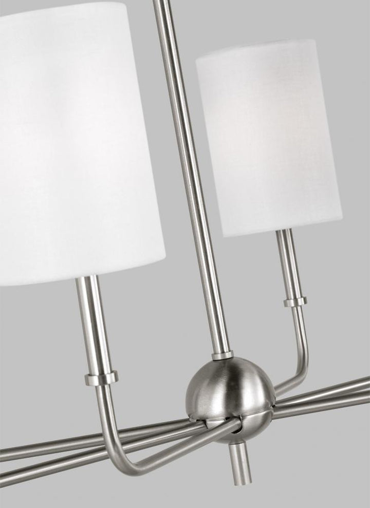 Foxdale Six Light Linear Chandelier