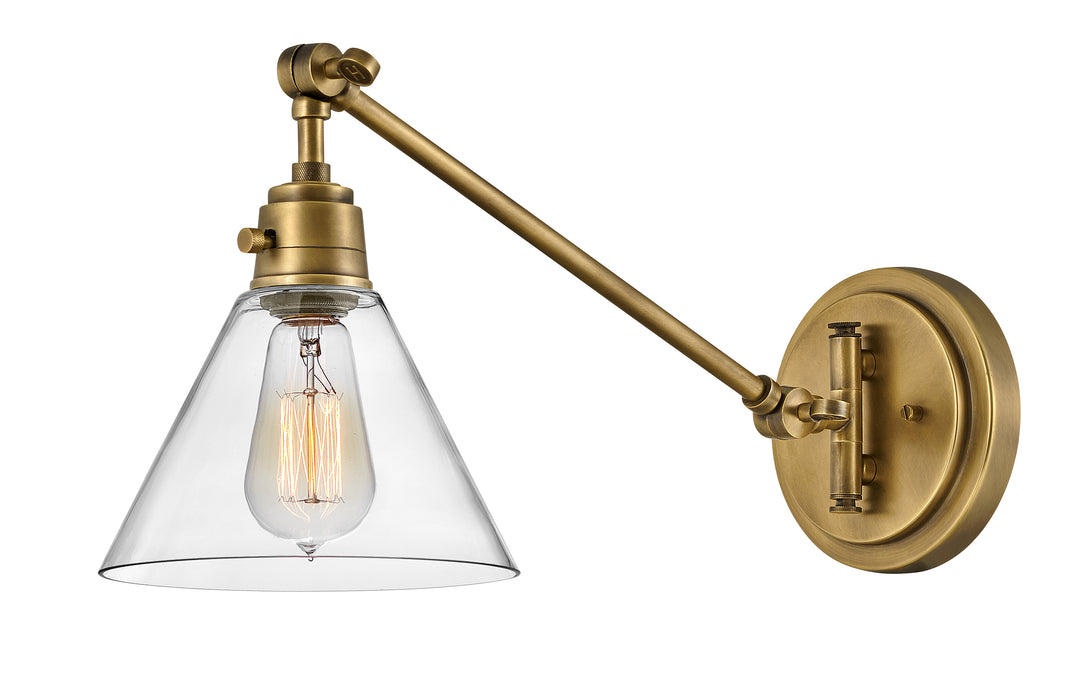 Medium Swing Arm Single Light Sconce