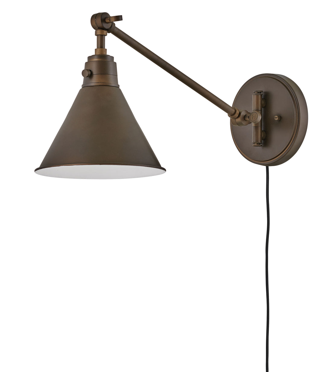 Medium Swing Arm Single Light Sconce
