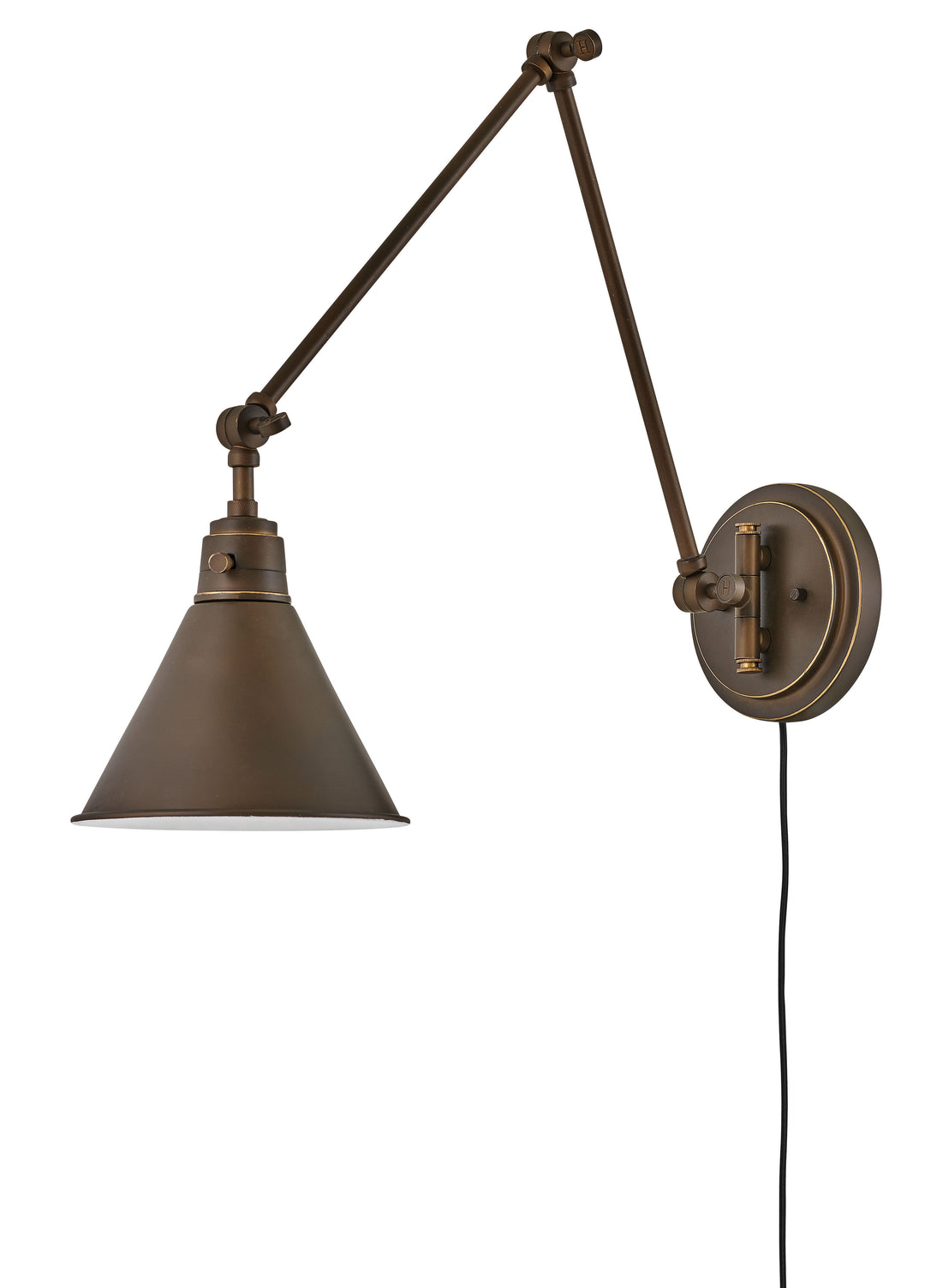 Medium Swing Arm Single Light Sconce