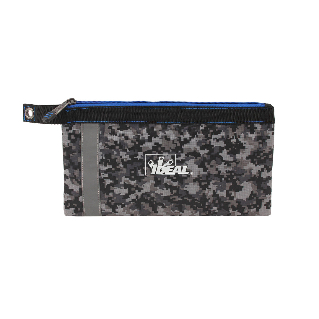 ZIPPER POUCH GREY DIGI CAMO