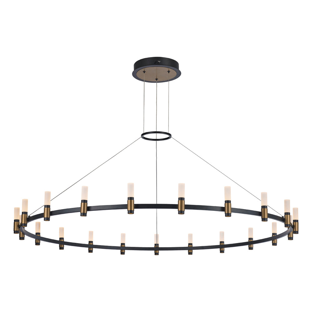 Albany, Chandelier, 21LT , LED, Blk