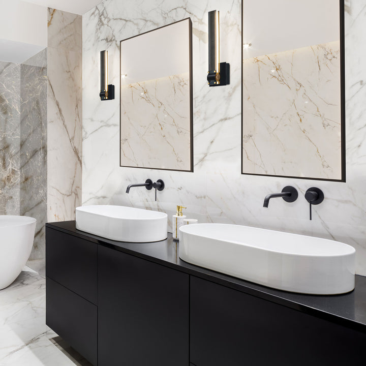 Admiral, Wall Sconce, LED, M Blk