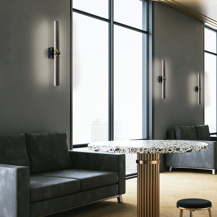 Admiral, LED Wall Sconce, Black