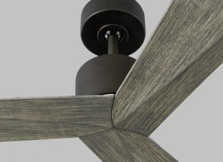Adler 52-inch indoor/outdoor Energy Star ceiling fan in aged pewter finish