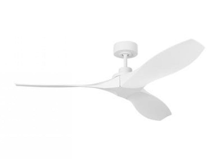Collins coastal 52-inch indoor/outdoor Energy Star smart ceiling fan in matte white finish