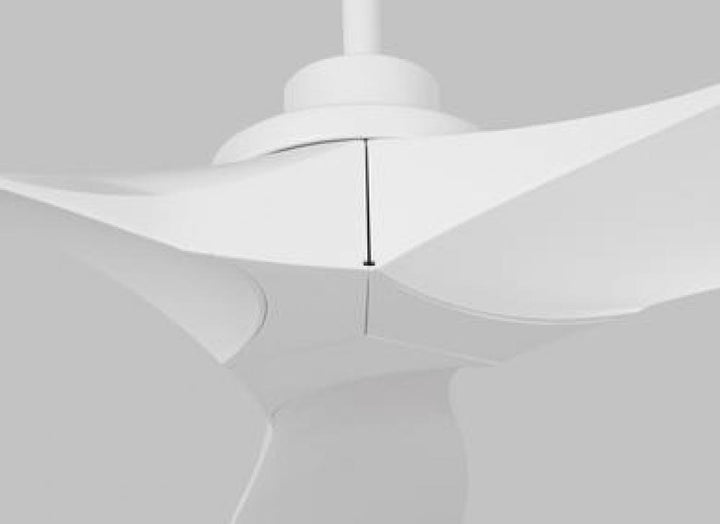 Collins coastal 52-inch indoor/outdoor Energy Star smart ceiling fan in matte white finish