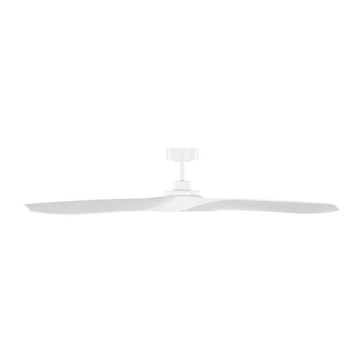 Collins 60" Smart Indoor/Outdoor Coastal White Ceiling Fan with Remote Control and Reversible Mo
