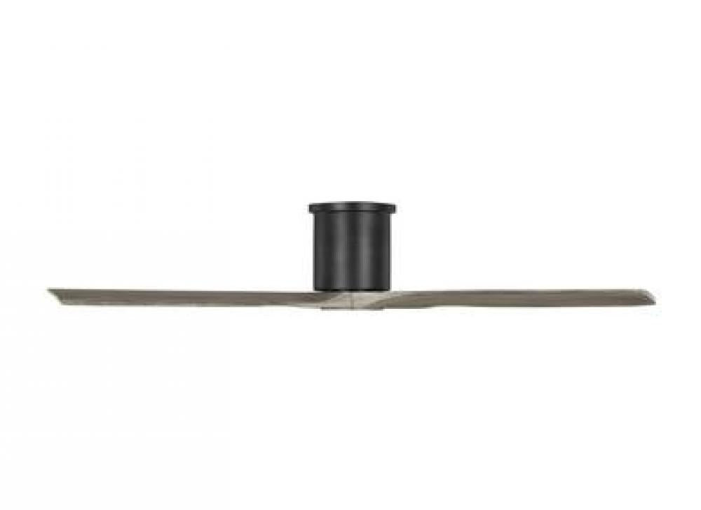 Collins 52-inch indoor/outdoor Energy Star smart hugger ceiling fan in aged pewter finish