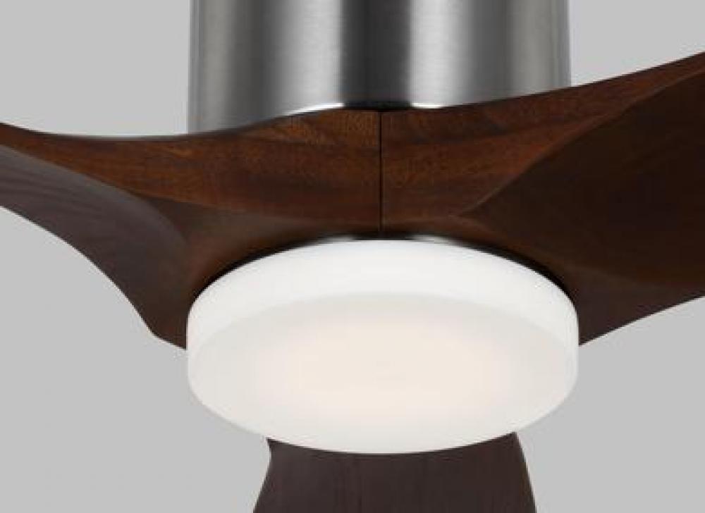 Collins 52-inch indoor/outdoor Energy Star smart integrated LED dimmable hugger ceiling fan