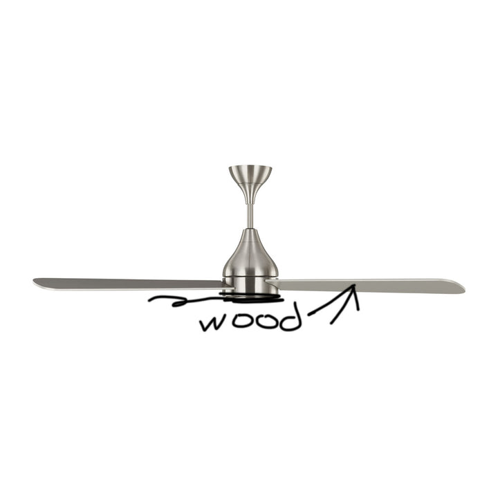 Streaming Smart 60" Dimmable Indoor/Outdoor Integrated LED Brushed Steel Ceiling Fan