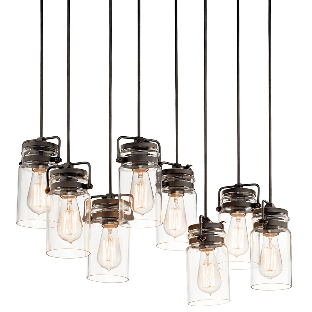 Linear Chandelier 8Lt