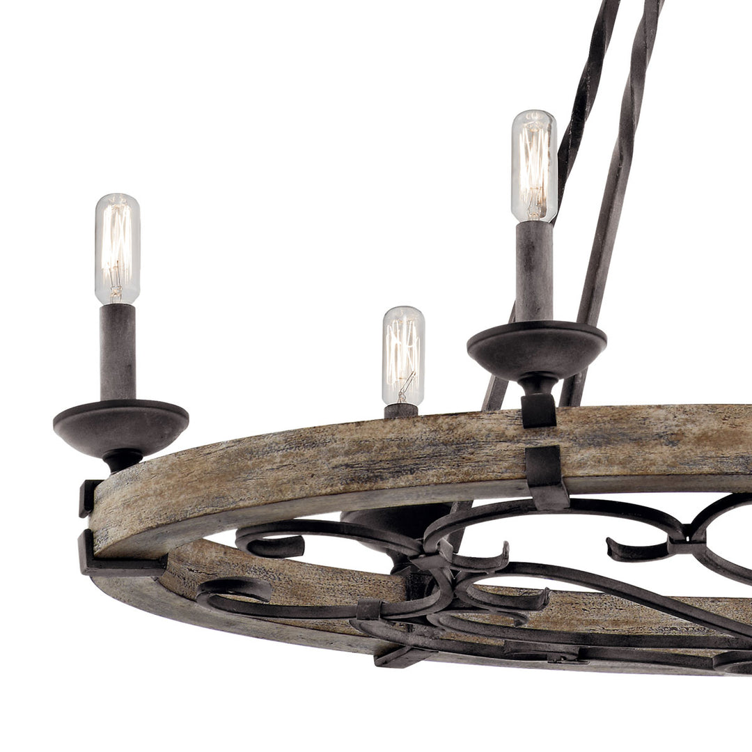 Oval Chandelier/Pendant 6Lt
