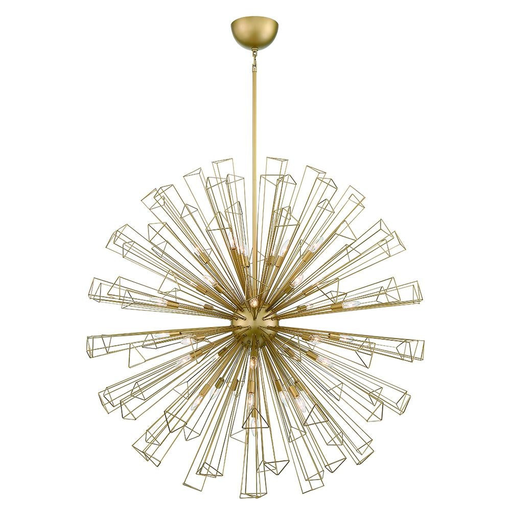 Dendelio 35 Light Chandelier in Gold