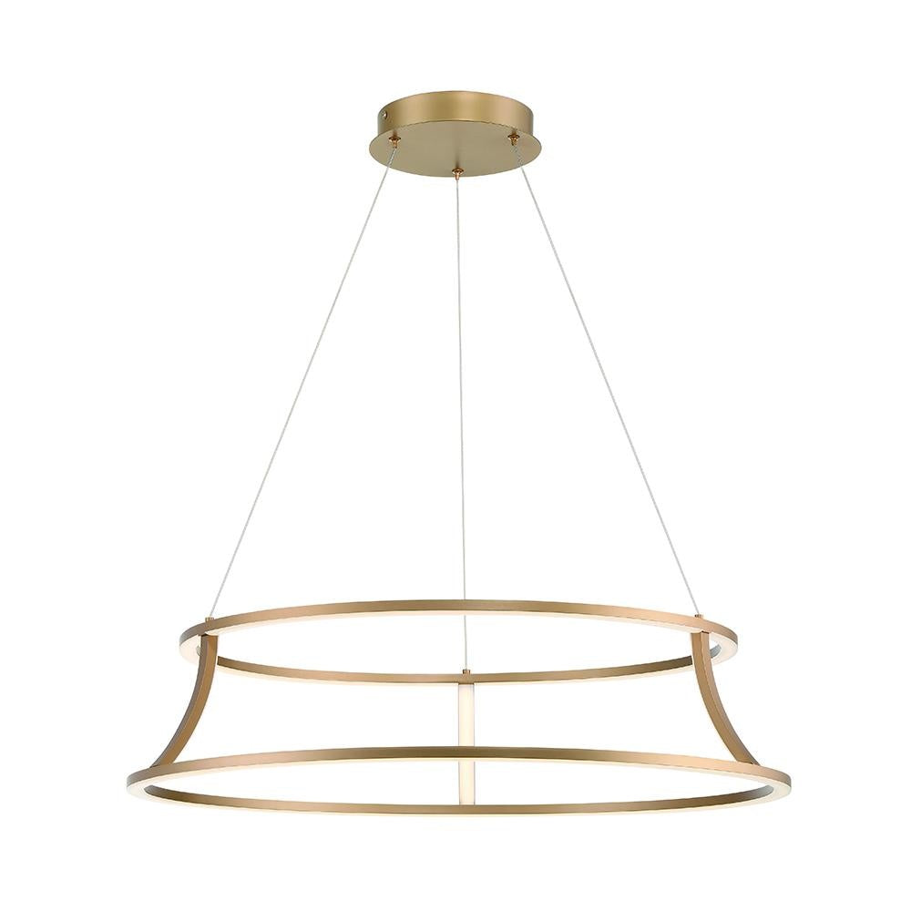 Cadoux 1 Light Chandelier in Gold