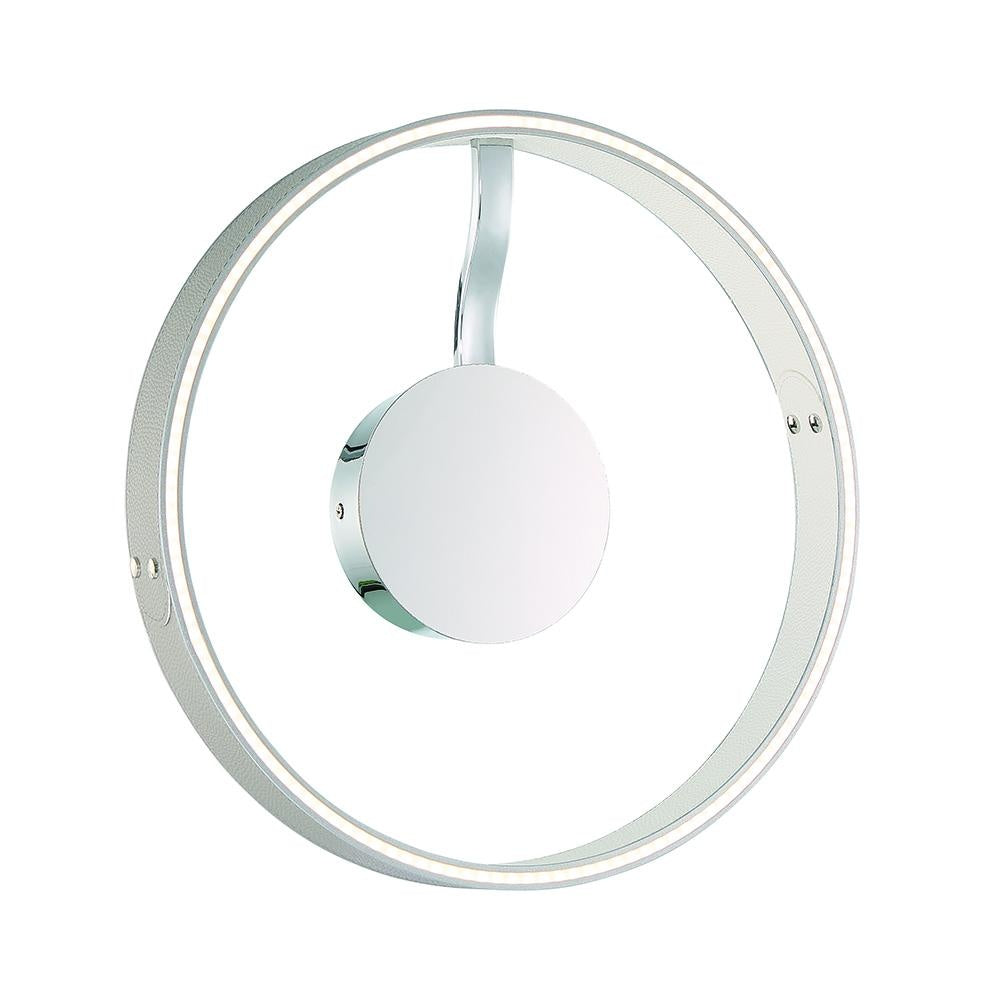 Verdura 1 Light Flushmount in Grey+ White