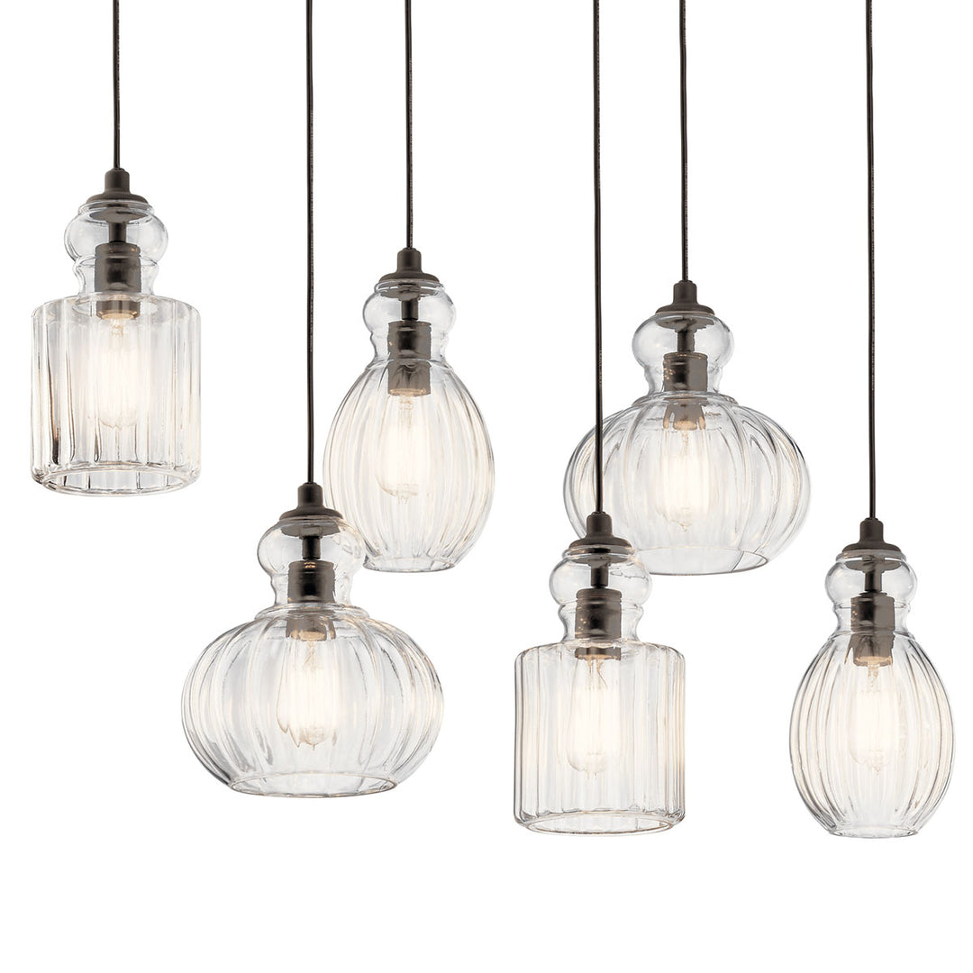 Linear Chandelier 6Lt