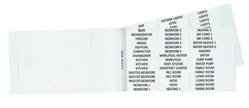 Wire Marker Booklet,Ideal,BookAssorted Load CTR