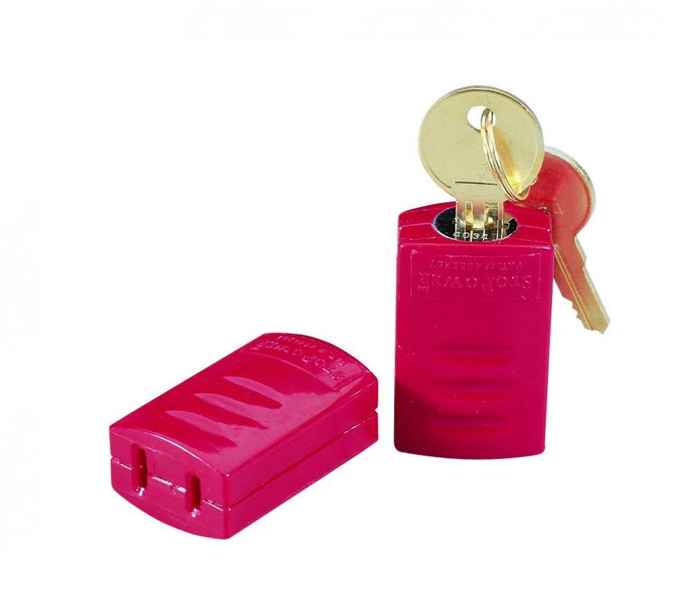Electric Plug Lockout,Ideal,PKG: 1/Card
