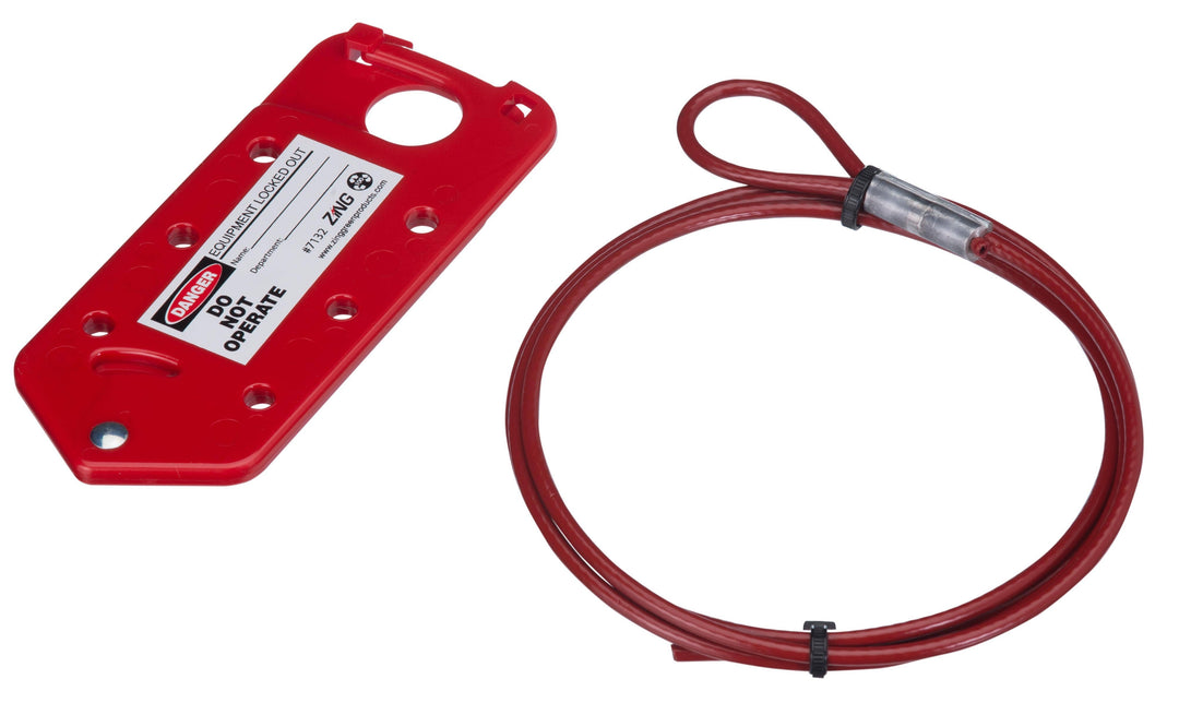 Cable Lockout,Ideal,STL CBL,6.000 FT LEN,Plastic
