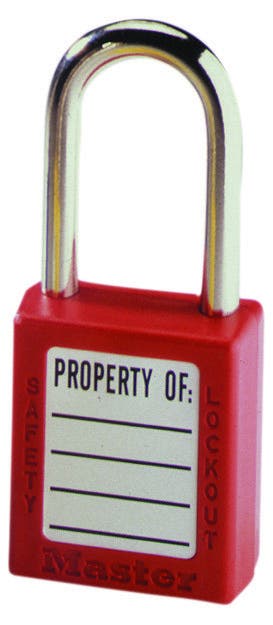 Padlock,Ideal,Lockout,Xenoy BDY Lock,BLU,1-1/2 I