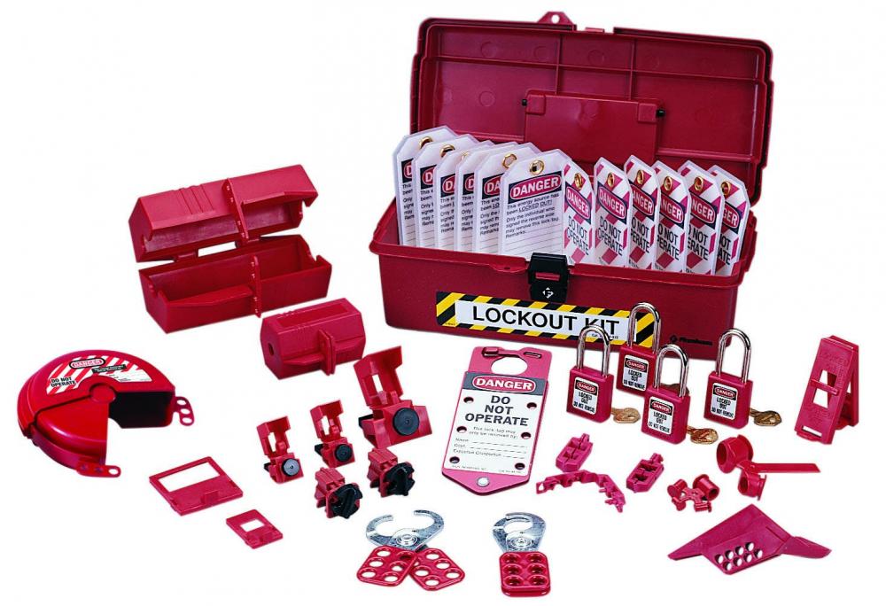 Lockout Or Tagout Kit,Ideal,INDL,Polypropylene,3