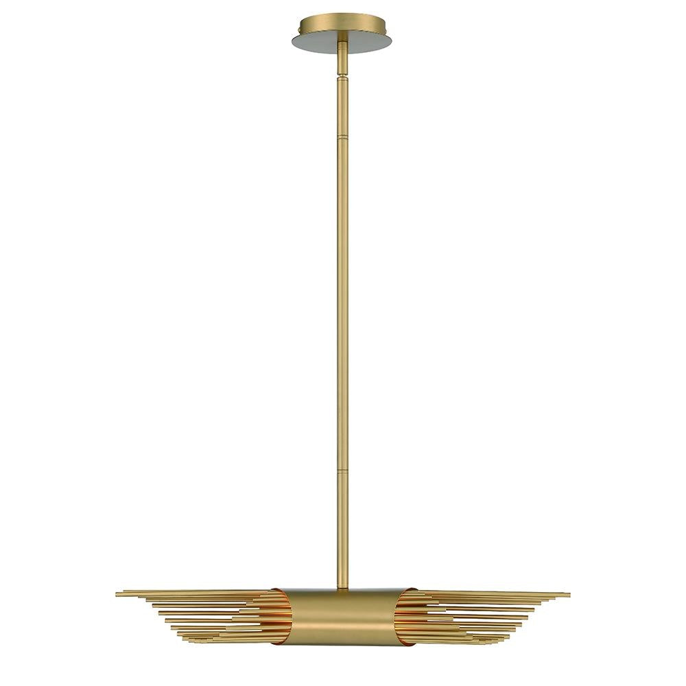 Umura 2 Light Chandelier in Gold