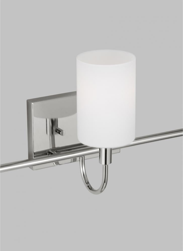 Oak Moore Three Light Wall / Bath