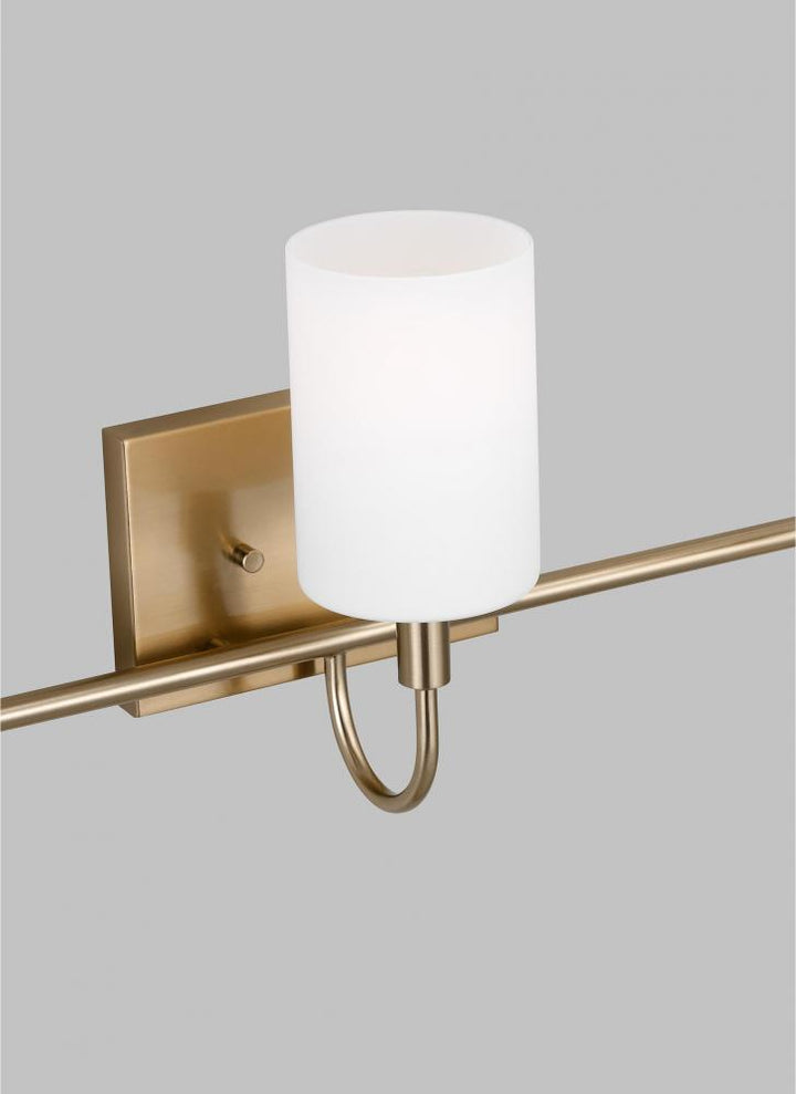 Oak Moore Three Light Wall / Bath