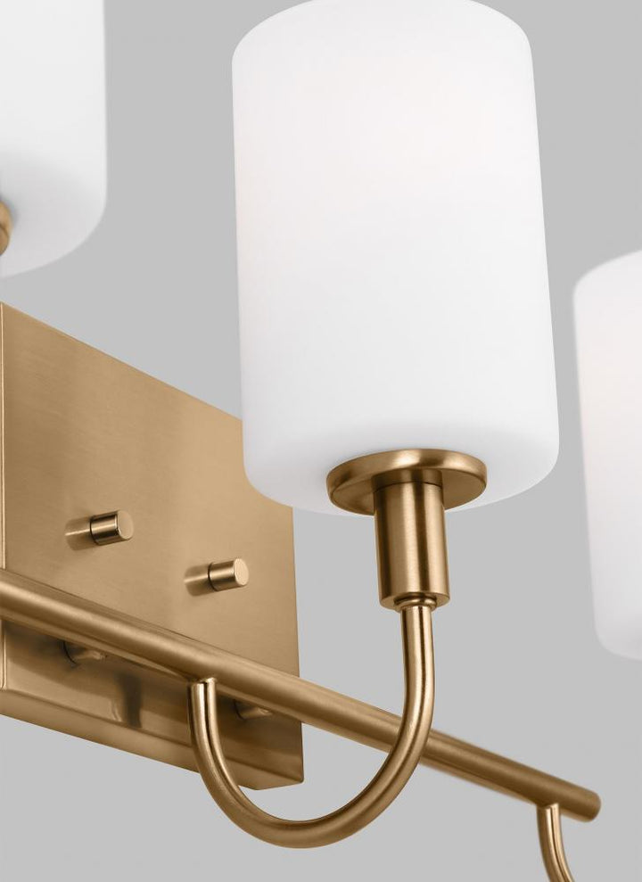 Oak Moore Three Light Wall / Bath