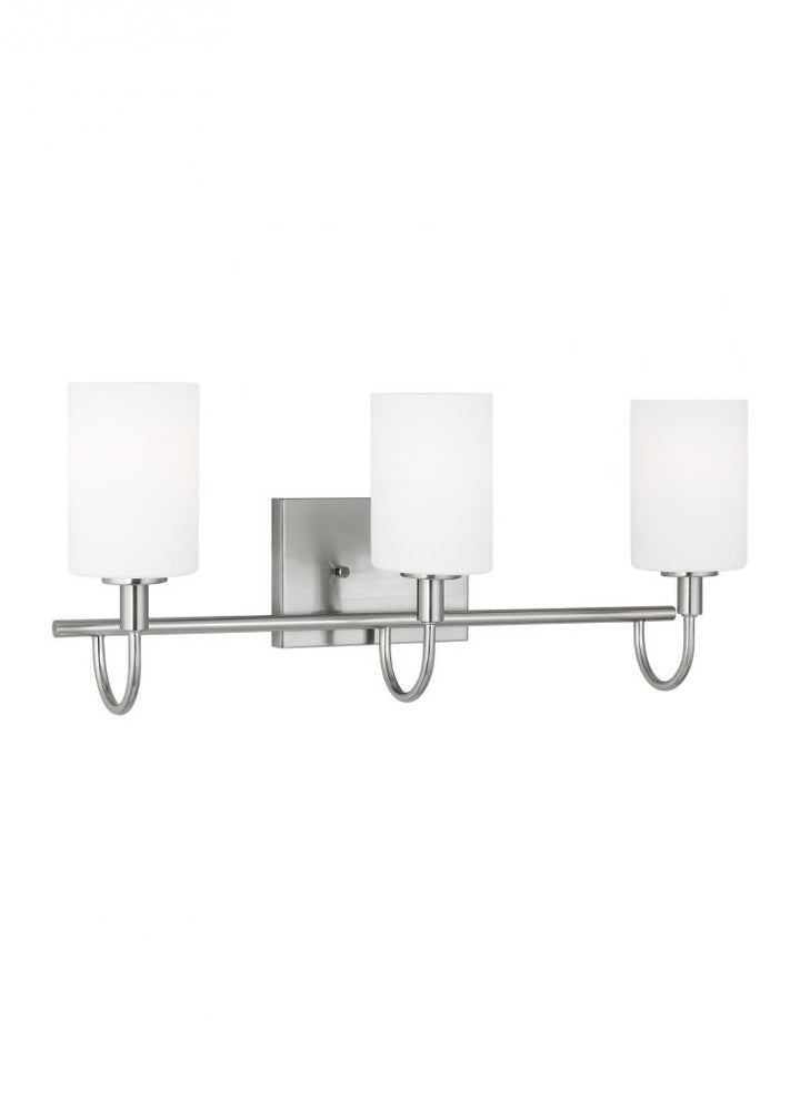 Oak Moore Three Light Wall / Bath