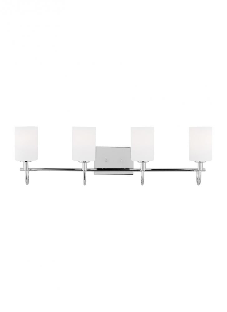 Oak Moore Four Light Wall / Bath