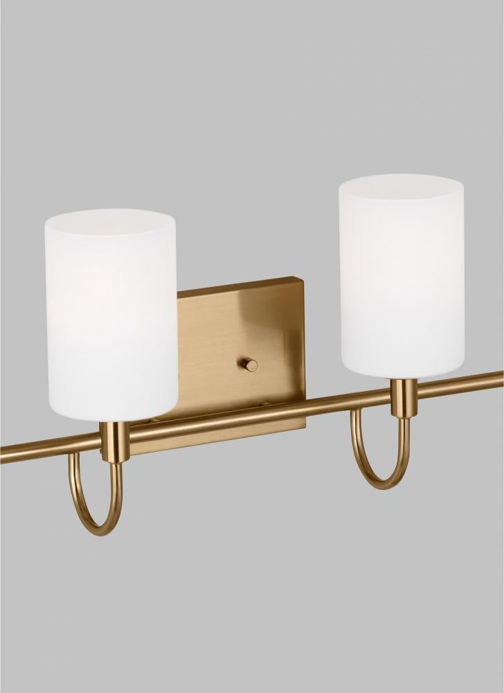 Oak Moore Four Light Wall / Bath