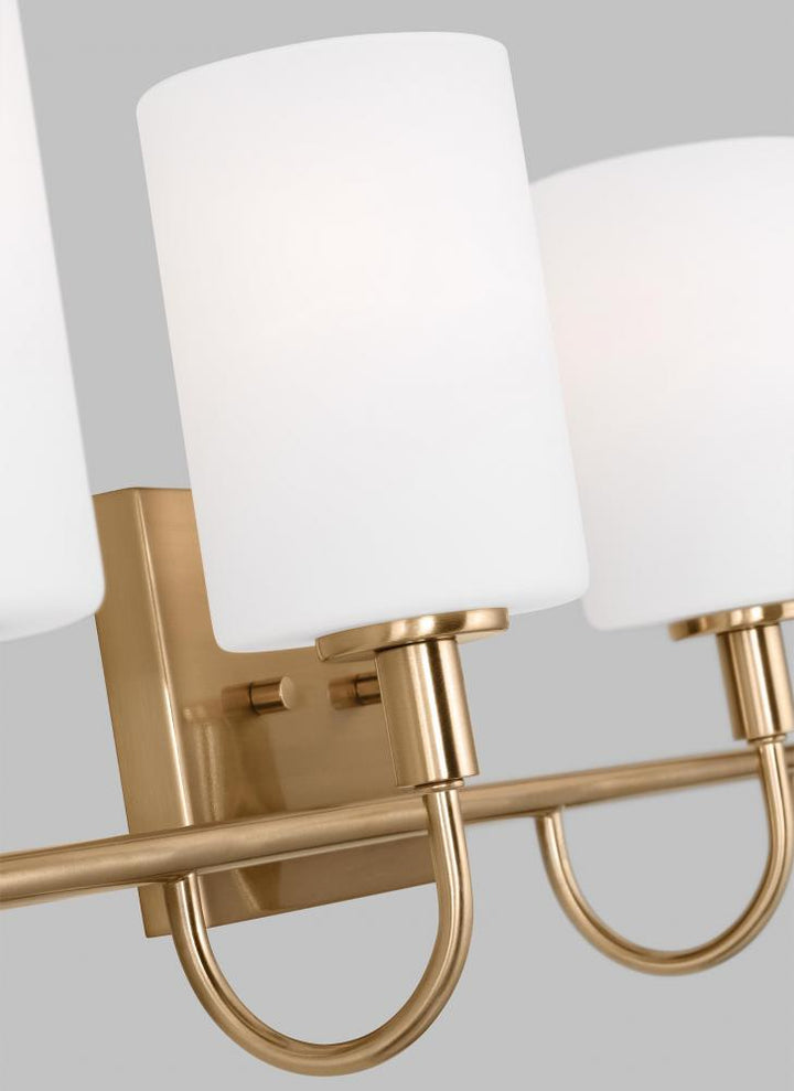 Oak Moore Four Light Wall / Bath