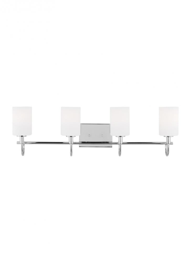 Oak Moore Four Light Wall / Bath