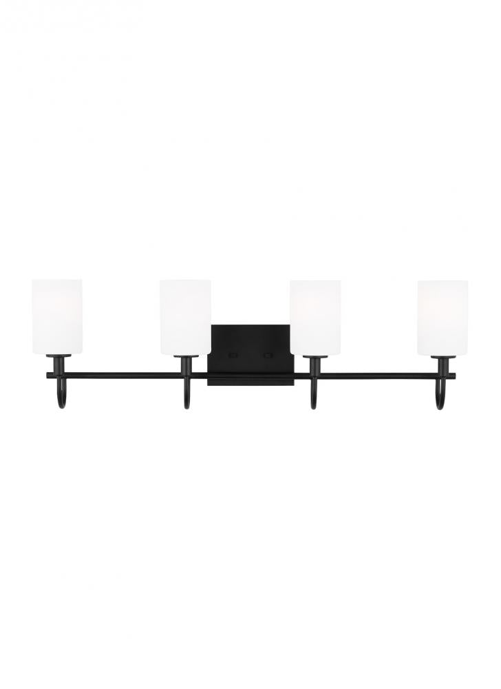 Oak Moore Four Light Wall / Bath