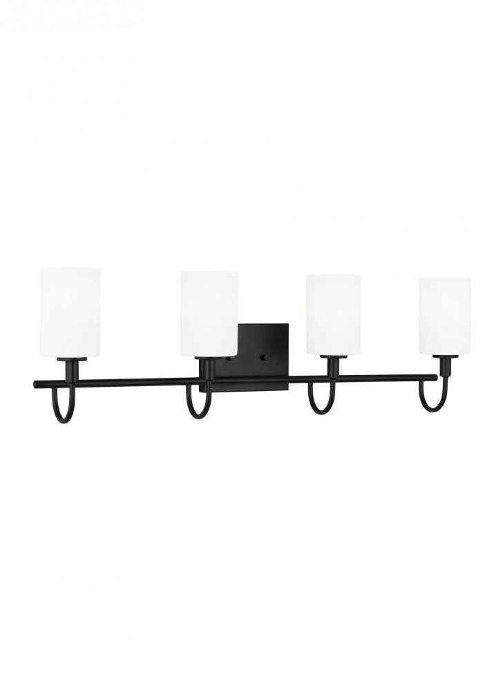 Oak Moore Four Light Wall / Bath