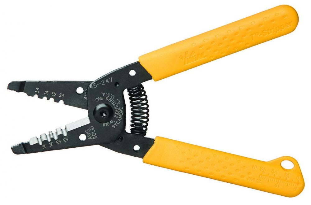 Wire Stripper,Ideal,Premium T-14 T,Dual Hole,Com