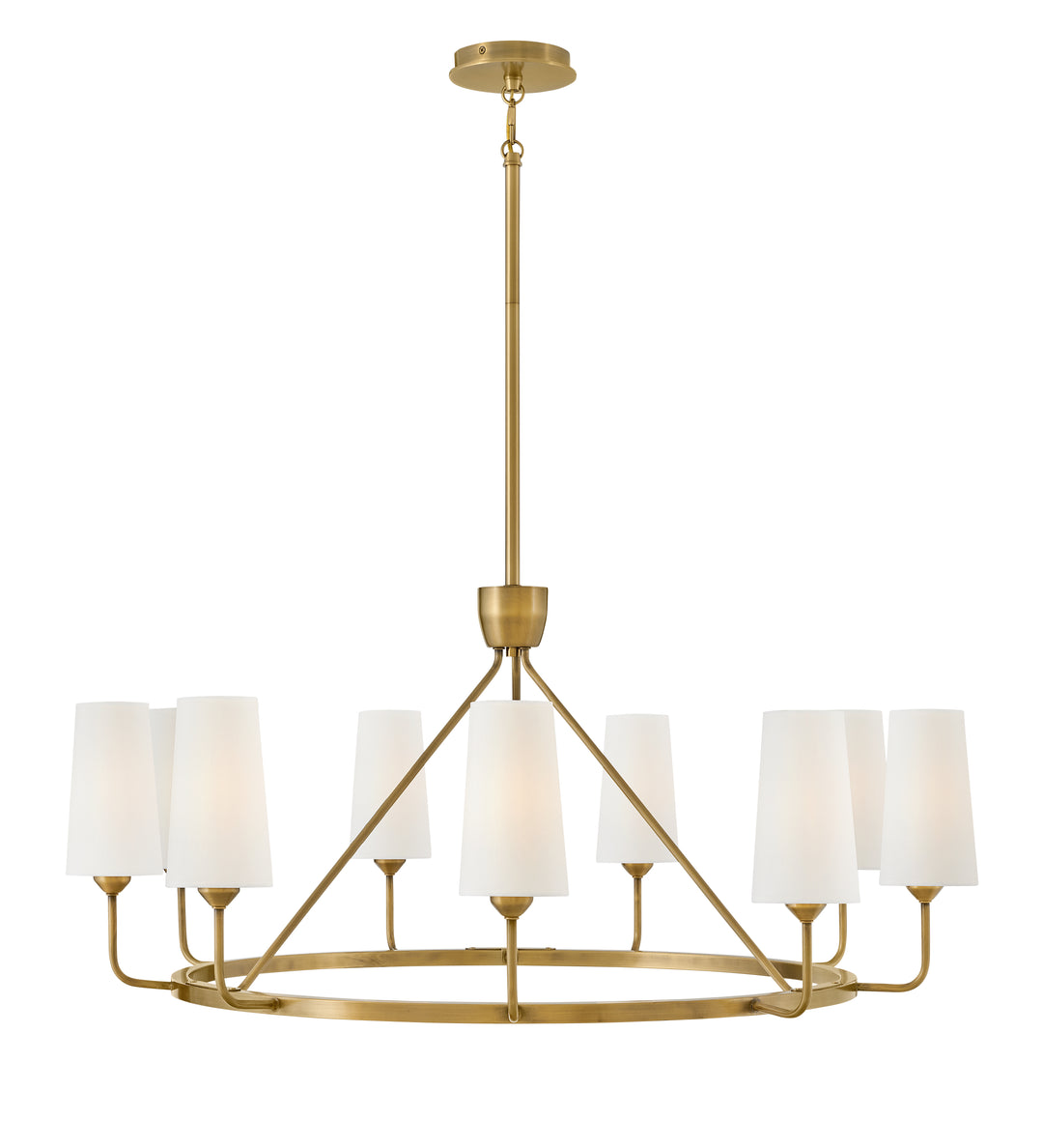 Large Single Tier Chandelier