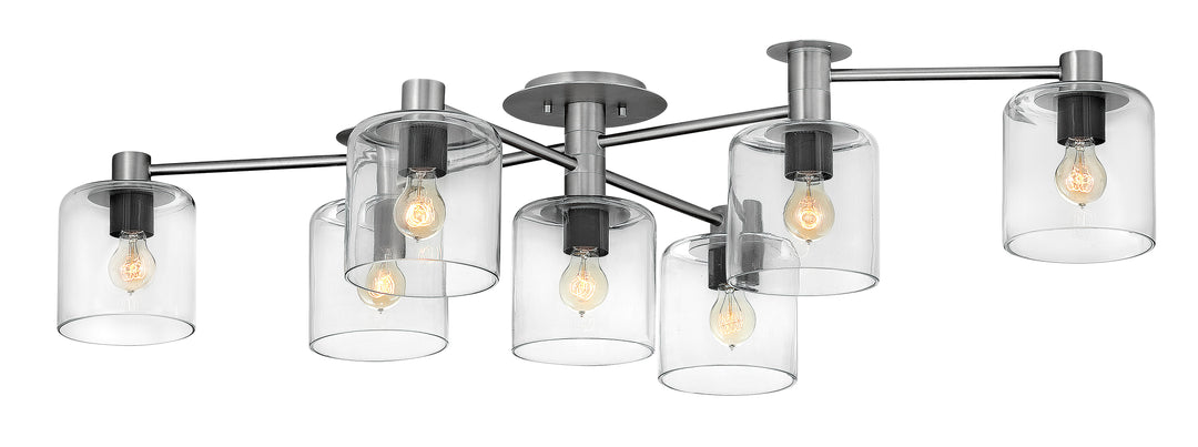 Large Adjustable Semi-flush Mount