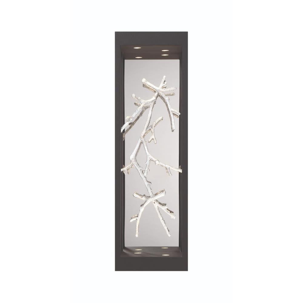 Aerie 4 Light Sconce in Silver, Black