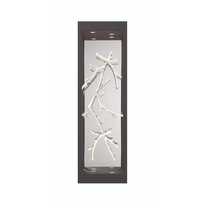 Aerie 4 Light Sconce in Silver, Black