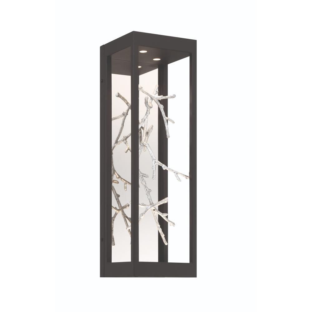 Aerie 4 Light Sconce in Silver, Black
