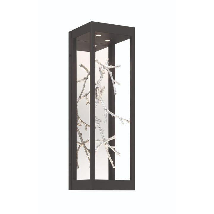 Aerie 4 Light Sconce in Silver, Black