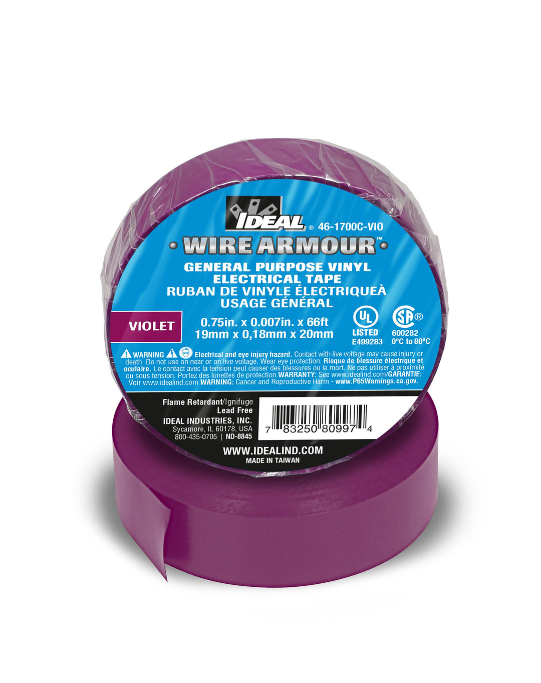 3/4"X66'X 7MIL, GP Tape, Violet